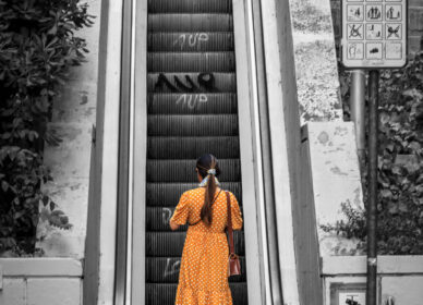 [splash] Baixada de la Glòria, en el barrio de Vallcarca de Barcelona