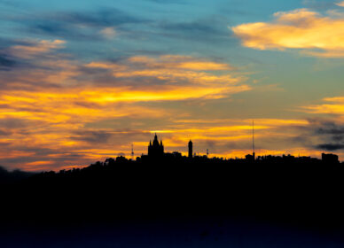Atardecer panorámica Tibidabo