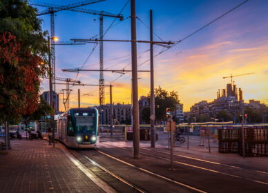 Atardecer Trambaix Barcelona