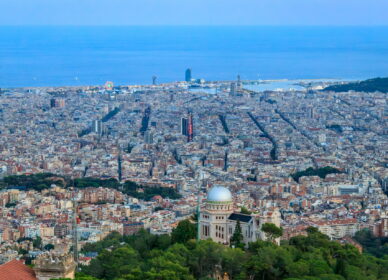 Panorámica Barcelona desde el Tibidabo