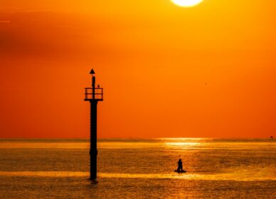 Amanecer Espigó de Gas (Barcelona)