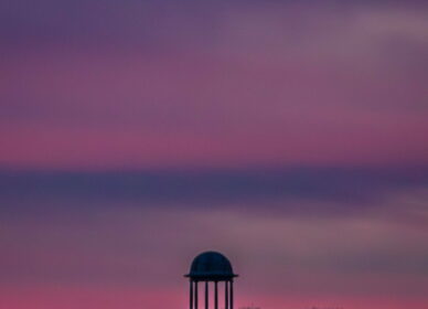 Atardecer con calima en Bosc 40 pins