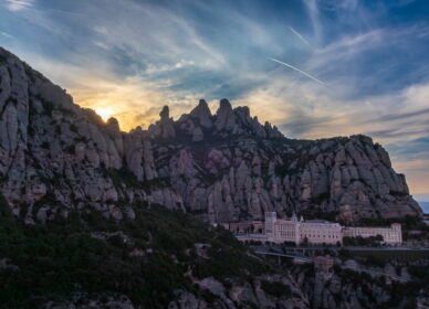 Monasterio de Montserrat desde la Creu de Sant Miquel