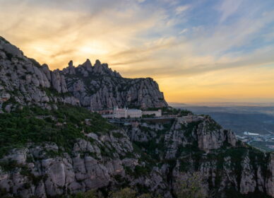 Monasterio de Montserrat desde la Creu de Sant Miquel