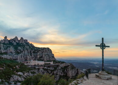 Monasterio de Montserrat desde la Creu de Sant Miquel
