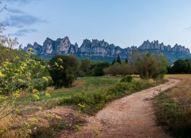 Banc mirador de Castellbell i el Vilar (Montserrat)