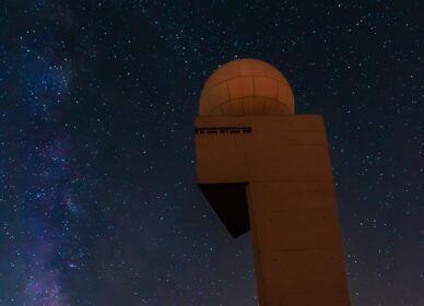 Vía Lactea en el Radar meteorológico de la Panadella (Barcelona)