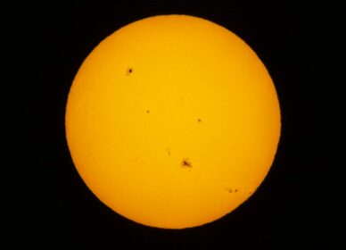 Puesta de sol en la Torre Vigilancia Collserola (Barcelona)