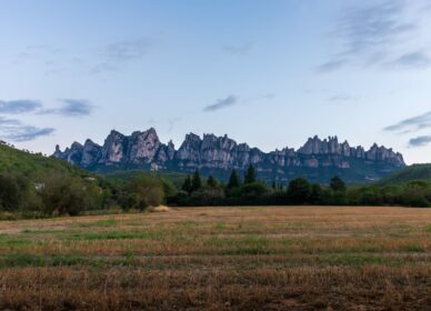 Banc mirador de Castellbell i el Vilar (Montserrat)