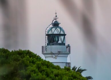 Atardecer Faro de Calella, Barcelona