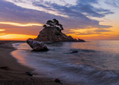 Amanecer Cala Cap Roig, Sant Antoni de Calonge (Girona)