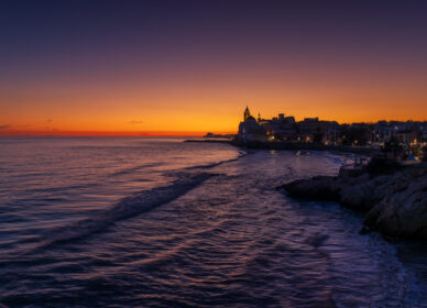 Atardecer Sitges, Barcelona