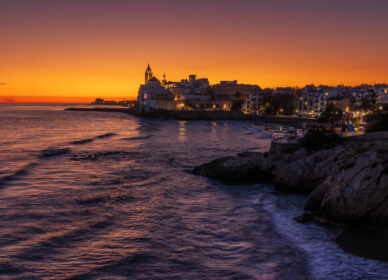 Atardecer Sitges, Barcelona