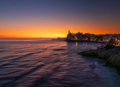 Atardecer Sitges, Barcelona