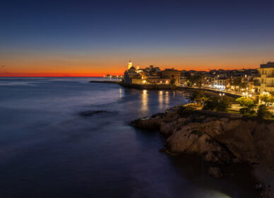 Atardecer Sitges, Barcelona