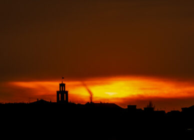 Atardecer Monestir de Sant Cugat