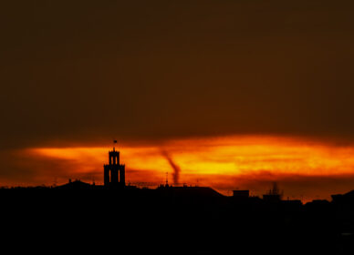 Atardecer Monestir de Sant Cugat