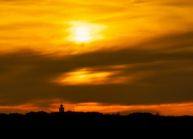 Atardecer Monestir de Sant Cugat