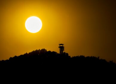Atardecer Torre de Vigilancia Puig de la Guardia (Collserola)