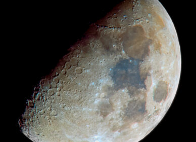 Un lienzo lunar | Luna creciente mineral