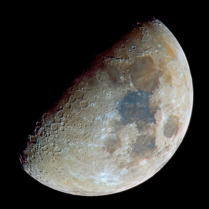 Un lienzo lunar | Luna creciente mineral